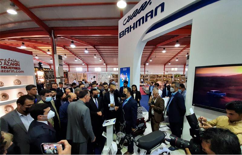 سبد متنوع محصولات گروه بهمن در نمایشگاه کردستان عراق
